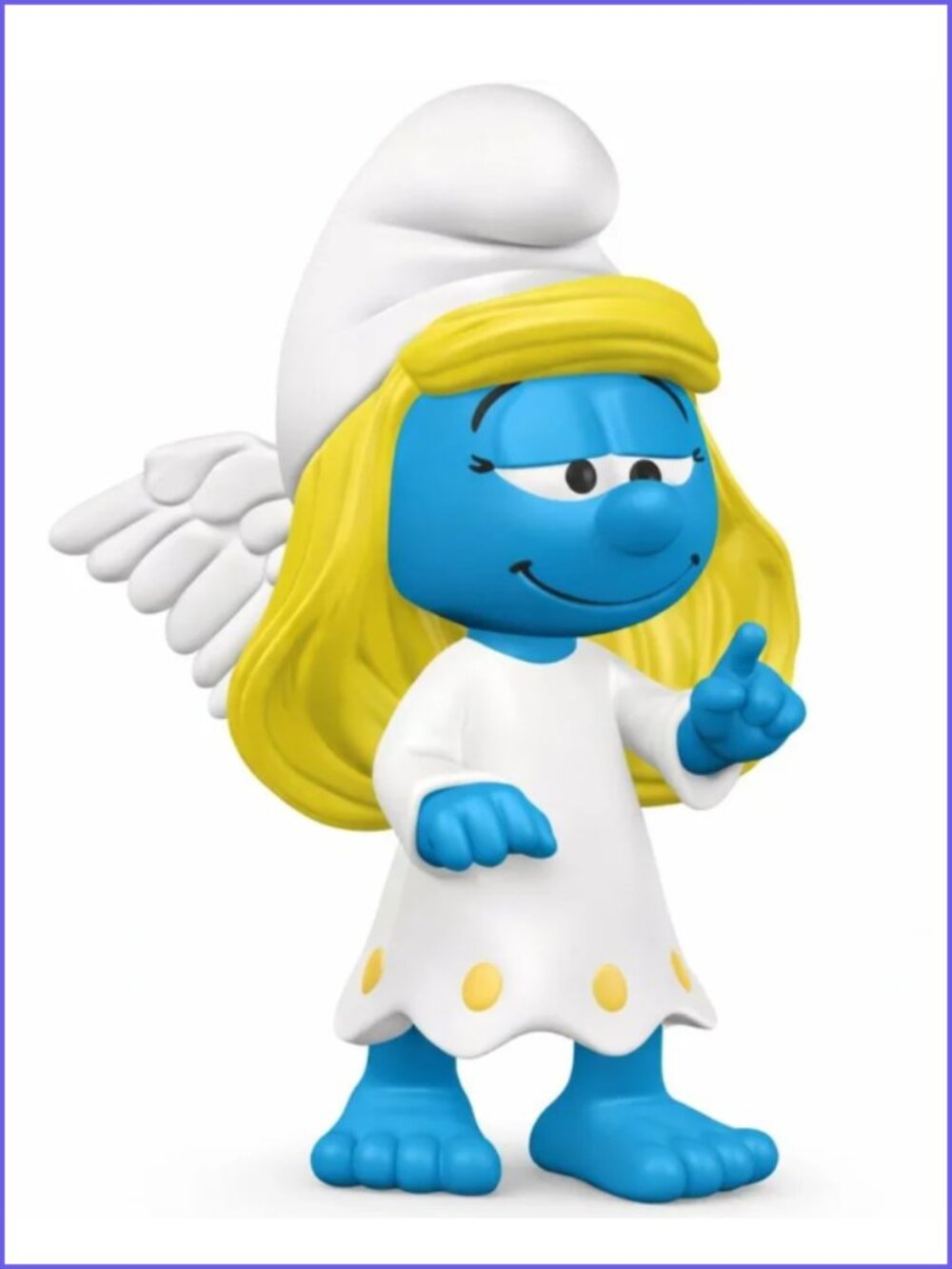 Vintage Authentic Schleich Smurf -Angel Smurfette New w/Tag